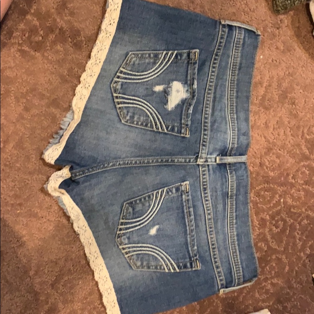 Hollister jean shorts